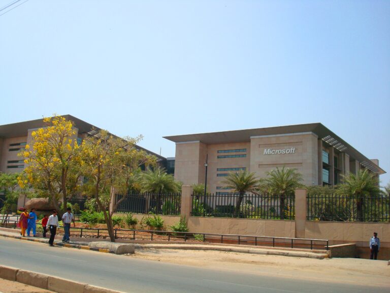 Office building on Microsoft's Hyderabad campus