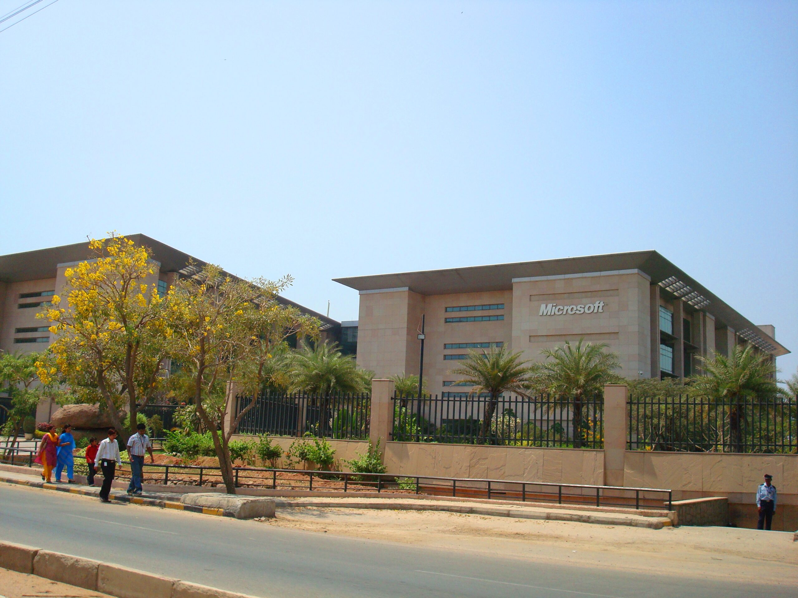 Office building on Microsoft's Hyderabad campus