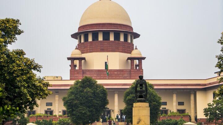 The Supreme Court of India building in New Delhi